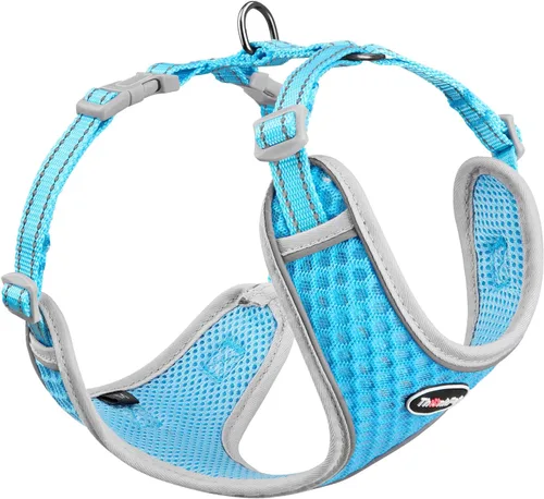 Miniatura 12 de ThinkPet Arnés de ventilación reflectante transpirable suave sin tirones para cachorros, chaleco de ventilación para cachorros pequeños y medianos