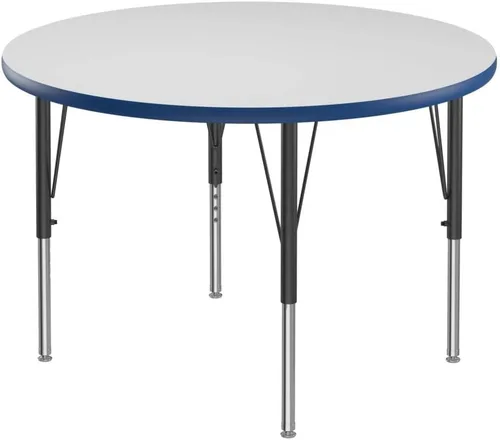Miniatura 42 de Correll - Mesa rectangular de 24 x 36 pulgadas, mesa de actividades superior de borrado en seco, altura ajustable (19 a 29), laminado de alta