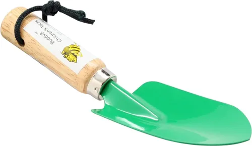 Miniatura 8 de Rugg Tenedor de mano de jardín para niños, mini herramienta de excavación de acero con mango de madera, herramienta de jardinería para niños