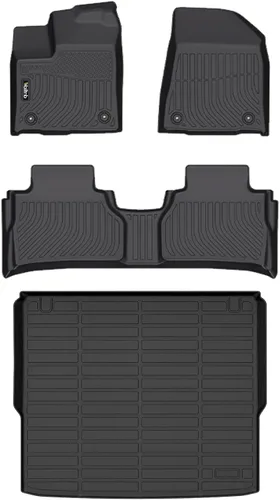 Miniatura 121 de Tapetes de piso para todo clima y forro de carga con respaldo para Chevrolet Suburban de 7 asientos 2021-2025 / GMC Yukon XL de 7 asientos