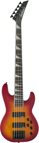 Jackson JS Series Concert Bass de 5 cuerdas JS3VQ, Cherry Burst, Diapasón de amaranto