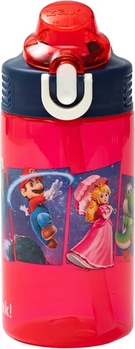 Miniatura 30 de Zak Designs Marvel Spider-Man - Botella de agua para la escuela o viajes, botella de agua de plástico duradero de 25 onzas con popote, asa y tapa