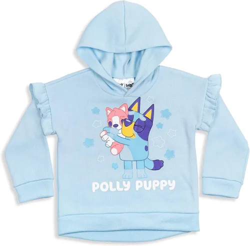 Miniatura 2 de Bluey Conjunto de sudadera con capucha y leggings de forro polar para niñas de niño a niño grande