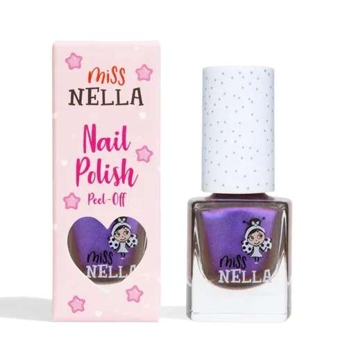 Miniatura 13 de MISS NELLA Sweet Lavender - Esmalte de uñas morado con purpurina especial seguro para niños, fórmula no tóxica y sin olor para niños y niños