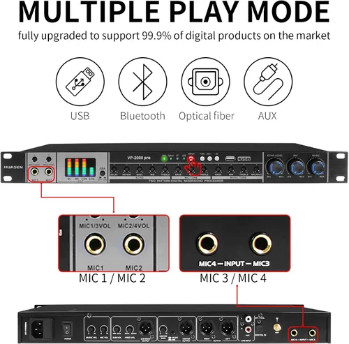 Miniatura 8 de 2025 InAndOnkod Nueva Máquina de Karaoke China KV-V5 MAX Reproductor de Karaoke, con Micrófono Inalámbrico y Mezclador, Pantalla Táctil Capacitiva