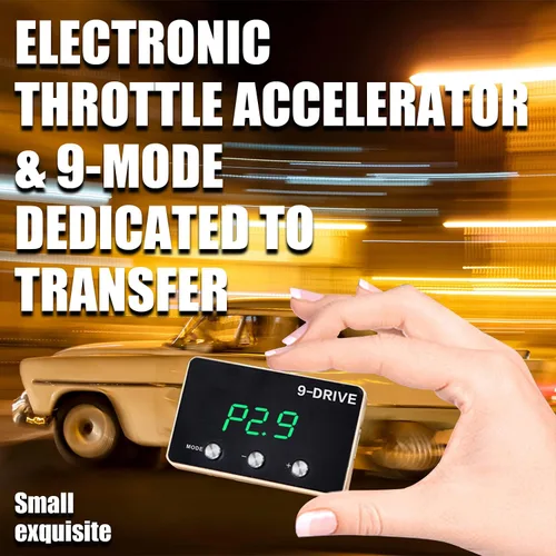 Miniatura 7 de Controlador de respuesta del acelerador, controlador de acelerador de 9 unidades, acelerador de pedal electrónico inteligente de carreras para JEEP