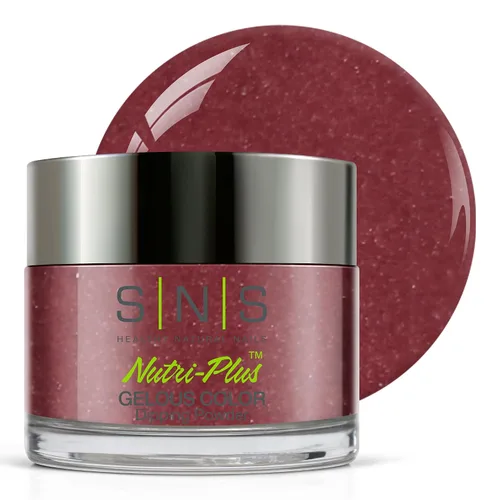 Miniatura 26 de SNS Polvo de inmersión de uñas, polvo de inmersión de color geloso - Acai Bowl (negro) - Color de uñas de larga duración dura 14 días - Bajo olor
