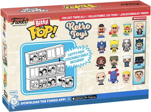 Miniatura 3 de Funko Bitty POP Retro Toys - GI Joe, paquete de 4 y una mini figura sorpresa - 0.9 pulgadas (2.2 cm) - Transformers clásico coleccionable - Estante
