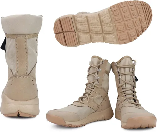 Miniatura 7 de Botas tácticas para hombre, ligeras, militares, de combate, impermeables, cómodas para el trabajo y la seguridad