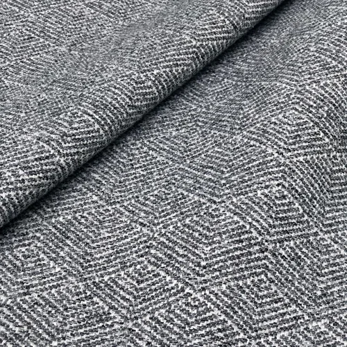 Miniatura 5 de always4u Cortinas geométricas de rombos suaves con aspecto de lana, 2 paneles, cortinas de lujo para tratamiento de ventanas de invierno, para sala