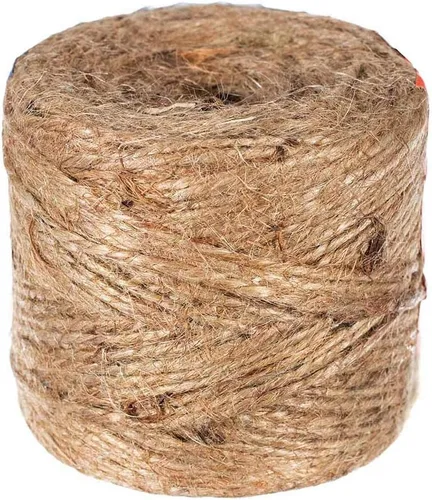 Miniatura 2 de GOLBERG G Cordel de yute natural, 2 capas x 0.059 in x 450 pies, cuerda de jardinería, cuerda de embalaje duradera