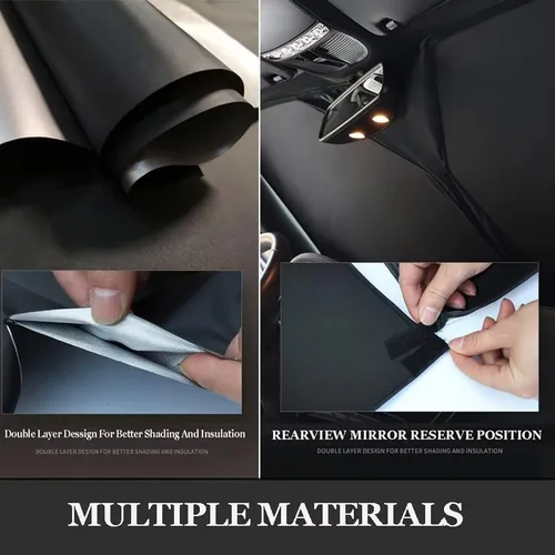 Miniatura 4 de Car Windshield Sun Shade Compatible with Honda HR-V, Front Windshield Sunshade Foldable UV Ray Sun Visor Protector Interior Accessories,Sedan