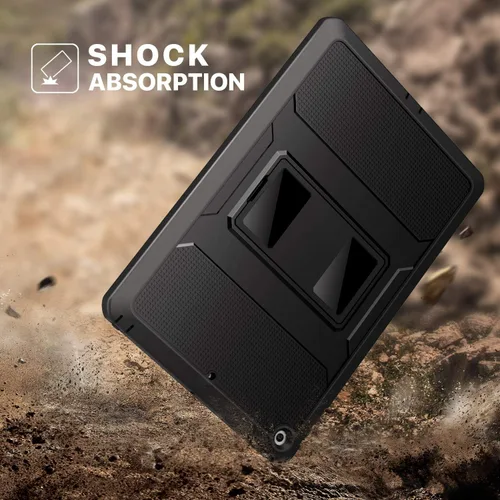 Miniatura 4 de MoKo Funda para iPad de 10.2 Pulgadas iPad 9ª Generación 2021/ iPad 8ª Generación 2020/ iPad 7ª Generación 2019, [Servicio Pesado] A Prueba