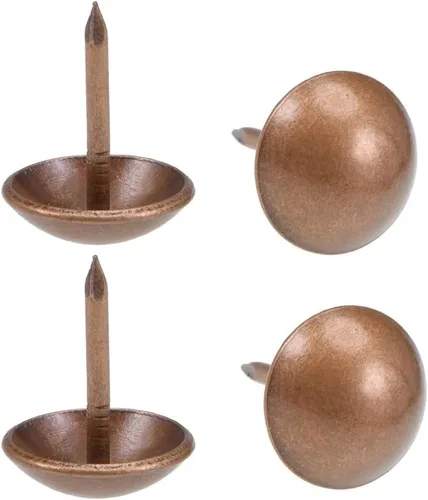 Miniatura 9 de Tachuelas de tapicería, paquete de 100, adornos decorativos de cabeza de clavo, tachuelas para muebles para sofá, silla, cama y otros muebles