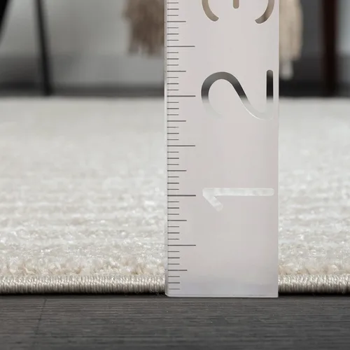 Miniatura 6 de Abani Alfombra para sala de estar, alfombra de área con patrón de arco beige de 4 x 6 pies, suave y duradera, resistente a las manchas y a la Crema