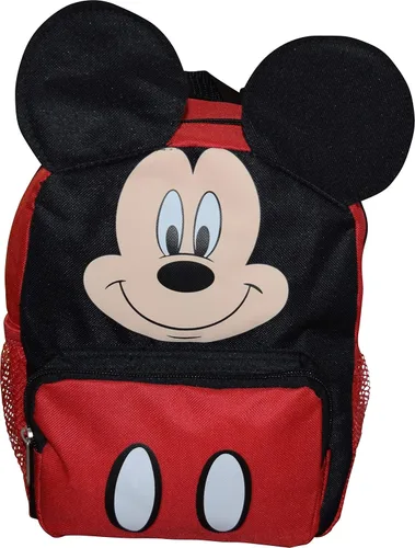 Miniatura 2 de Disney Mickey Mouse Big Face Littl Boy 10 Mini mochila Negro rojo