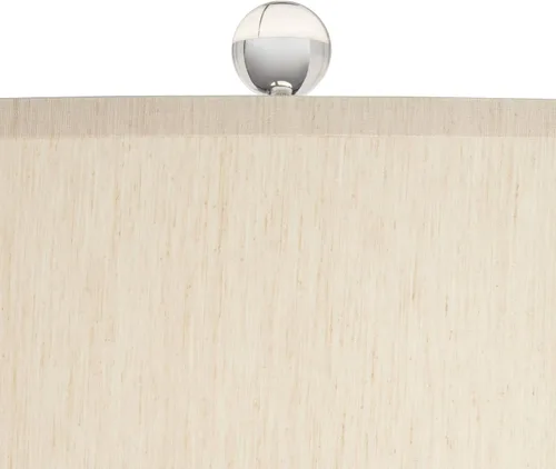 Miniatura 3 de Possini Euro Design Teresa - Lámpara de mesa de estilo moderno de 3 vías con regulador de mesa de 31 pulgadas de alto, color verde azulado, tela