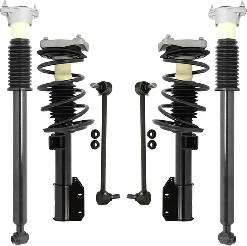 Miniatura 14 de Detroit Axle - Kit de puntales delanteros de 6 piezas para Ford Escape 2014-2019, 2 puntales y muelles helicoidales, 2 enlaces de barra