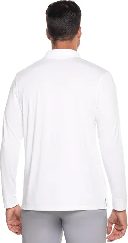Miniatura 2 de Coolibar playera polo para golf con UPF 50+ para hombre - Protege del sol, XL, Blanco
