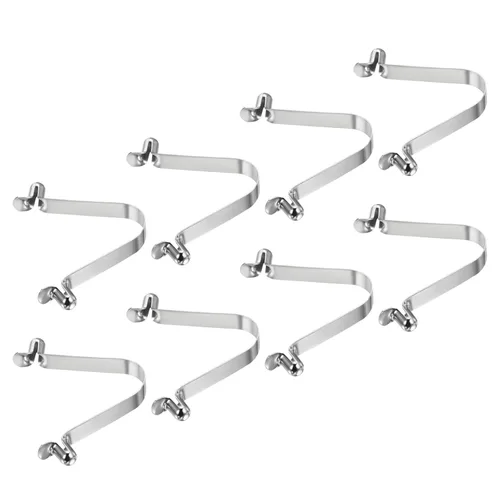 PATIKIL Broches de remo de kayak de 0.23 x 0.23 pulgadas, paquete de 8 clips de resorte de botón de presión, tubo de bloqueo de botón hueco de