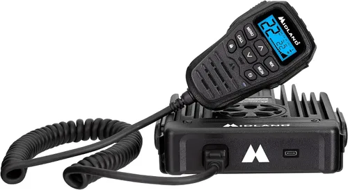 Miniatura 9 de Midland® MXT500 Radio móvil GMRS de 50 vatios - para granjas, ranchos, overlanding, senderos y todoterreno - 8 canales repetidores, diseño compacto