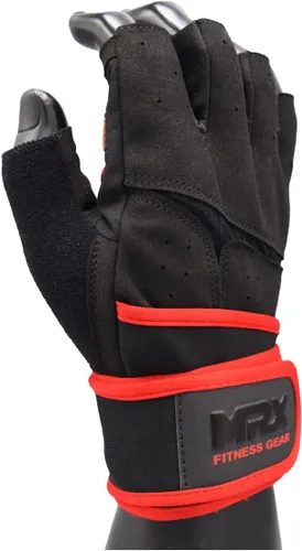 Miniatura 7 de MRX - Guantes de levantamiento de pesas para hombres, guantes de entrenamiento para hombre, guantes de levantamiento de muñeca, guantes de gimnasio