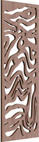 Miniatura 142 de 9 3/8"W x 24 3/8"H x 1/4"T Northfield Decorativos Paneles de Pared de Madera Calado, Abedul