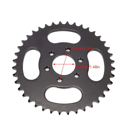 Miniatura 3 de Akozon 40 dientes ATV Quad 428 cadena piñón trasero reemplazo para Taotao SUNL Roketa JCL NST 125 150 200 250