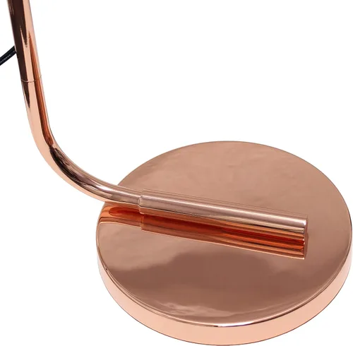 Miniatura 9 de Simple Designs LF1036-RGD Lámpara de pie de linterna de hierro industrial de estilo antiguo con pantalla de vidrio, oro rosa