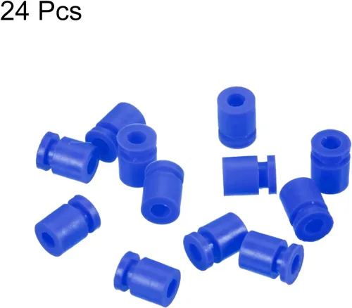 Miniatura 3 de MECCANIXITY Bolas de goma antivibración RC para control remoto F4 F7 controlador de vuelo M3x8mm bolas de absorción de impactos (azul), paquete de 12