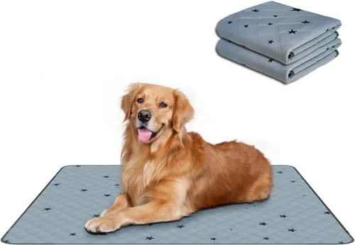 Miniatura 6 de RIOUSSI Almohadillas lavables para orina de perros, reutilizables, absorbentes, a prueba de fugas, antideslizantes, para entrenamiento de orinal