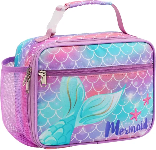 Miniatura 20 de Bagseri Lonchera para Niños Varones - Lonchera Aislada para Niños Reutilizable a Prueba de Fugas Lonchera para Niños Varones con Soporte para Fósil
