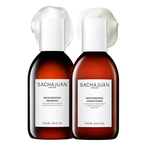 SACHAJUAN Juego de champú y acondicionador hidratante | Tecnología Ocean Silk y aceite de argán para hidratación profunda | Repara el cabello seco