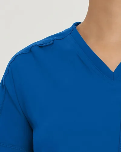 Miniatura 4 de Urbane Impulse 9108 - Camiseta médica ajustada con cuello en V y 1 bolsillo para mujer