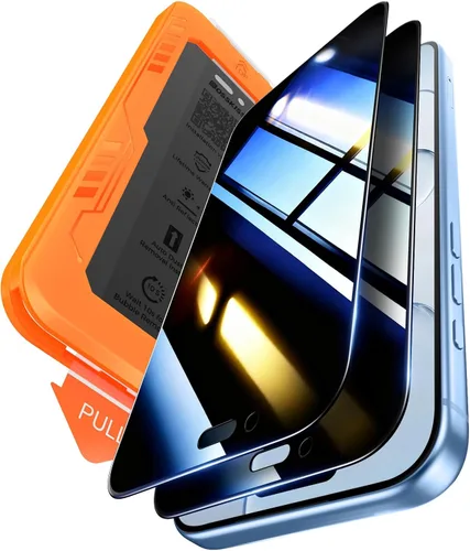 Miniatura 18 de BossKiss Protector de pantalla para iPhone 11/iPhone XR, dureza TOP 9H de grado militar a prueba de roturas, vidrio templado HD, cobertura completa