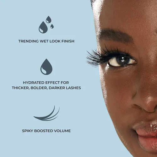 Miniatura 4 de KISS - Pestañas postizas Lash Drip, Spiky X Boost Volume, efecto hidratado de aspecto húmedo único, pestañas postizas reutilizables de varias (Icy)