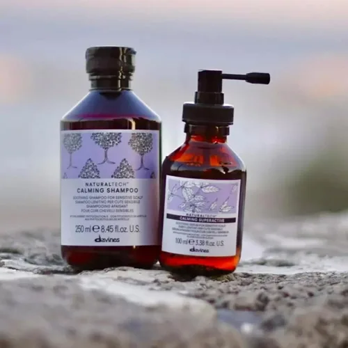 Miniatura 7 de Davines Champú calmante Naturaltech, limpieza suave mientras alivia la picazón en cuero cabelludo sensible, 8.45 onzas líquidas