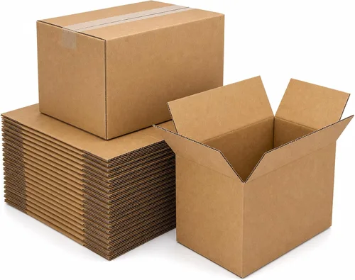 Miniatura 45 de Cajas de envío pequeñas de 6 x 4 x 3 pulgadas, cajas de cartón corrugado negro (paquete de 20) para correo, embalaje, pequeñas empresas y embalaje