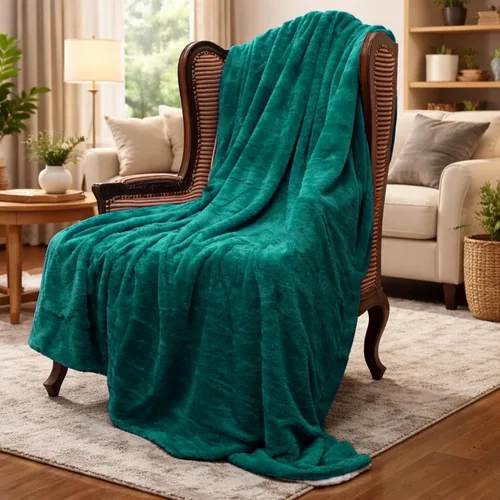 Miniatura 9 de Cheer Collection Manta para sofá – Manta de lujo – Manta suave de microsherpa para sofá, cama y viajes – Elegante manta decorativa – 50 x 60 Gris