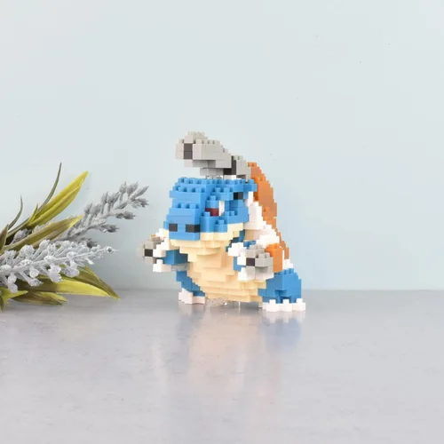 Miniatura 7 de Nanoblock - Pokémon - Mega Blastoise, kit de construcción de la serie Pokémon