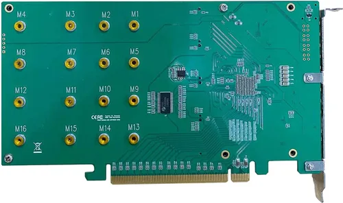 Miniatura 3 de HighPoint HBA M.2 Rocket 1104 PCIe Gen3 NVMe HBA de 4 puertos para sistemas Windows, Mac, Linux y VMWare.