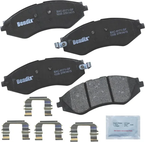Miniatura 215 de Pastillas de freno delanteras cerámicas Bendix Priority1 CFC2302 para Hyundai Elantra 2021, Sonata 2022-2020, Kia K5 2023-2021