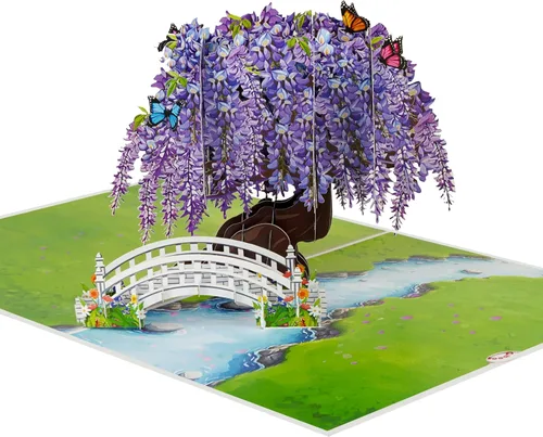 Miniatura 22 de Tarjetas de cumpleaños 3D de flor de cerezo para mujer, tarjeta desplegable para el día de la madre, aniversario 3D, día de San Valentín, regalos