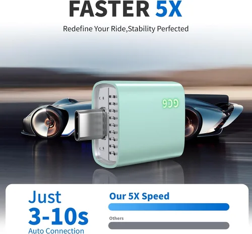 Miniatura 4 de Adaptador CarPlay inalámbrico para iPhone 2025 Upgrade, Ultra-bajo retraso, Conexión estable, Mini adaptador Bluetooth Apple Car Play para iOS 10+