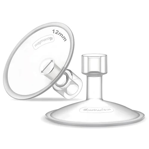 Miniatura 60 de Maymom MyFit Crater Series - Protector de pecho pequeño de 0.630 in, diseño de dos piezas, compatible con piezas de extractor de leche Medela