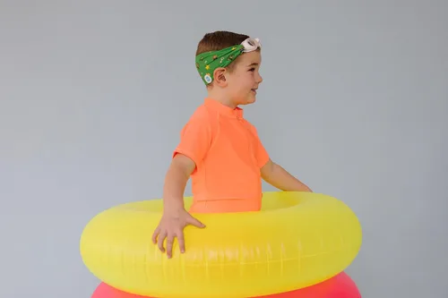 Miniatura 4 de Splash Place - Gafas de natación para niños con correa de tela Gafas de natación sin enredos para niños Nivel arriba