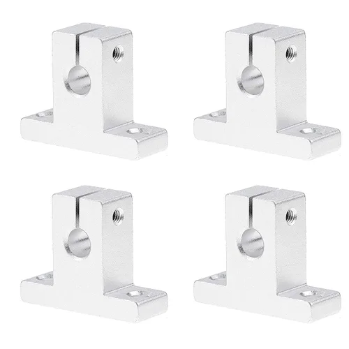 Miniatura 4 de 2 guías de eje de varilla de movimiento lineal de 8 mm x 200 mm con 4 cojinetes de bolas SCS8UU y 4 guías de soporte de riel de aluminio SK8, juego