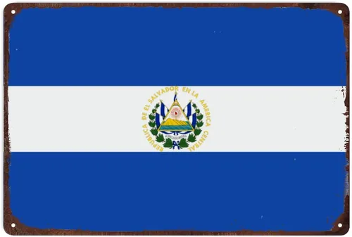Miniatura 17 de Letrero de metal de Chile para decoración de pared, placa de pared de bandera de Chile, bandera patriótica de país para decoración de pared