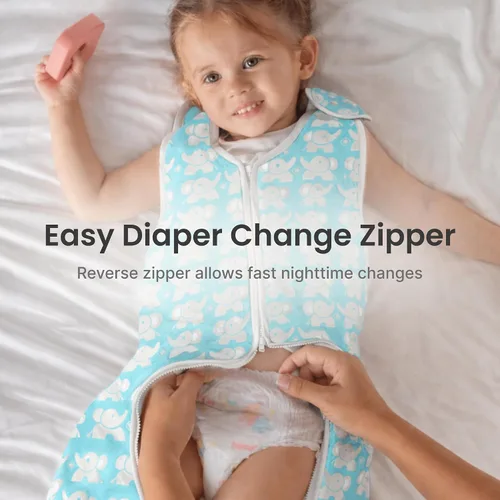 Miniatura 5 de rodar de bebé Deedee Sleep Lite bebé Saco de dormir, Azul
