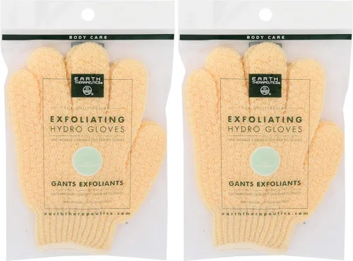 Miniatura 8 de Earth Therapeutics Guantes exfoliantes hidratantes, naturales